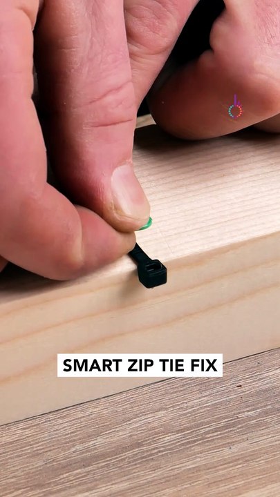 This zip tie trick simplifies wiring🛠️