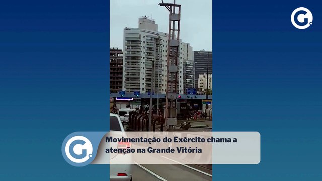 Movimentação de carretas do Exército chama atenção na Grande Vitória