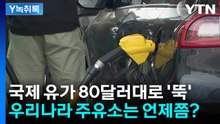 국제 유가 80달러대로 '뚝' 떨어졌는데...국내 기름값 인하 더딘 이유 [Y녹취록] / YTN