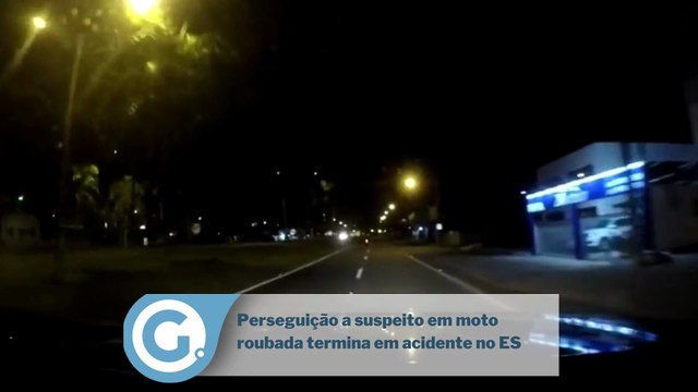 Perseguição a moto roubada termina em acidente na BR 101 no Norte do ES