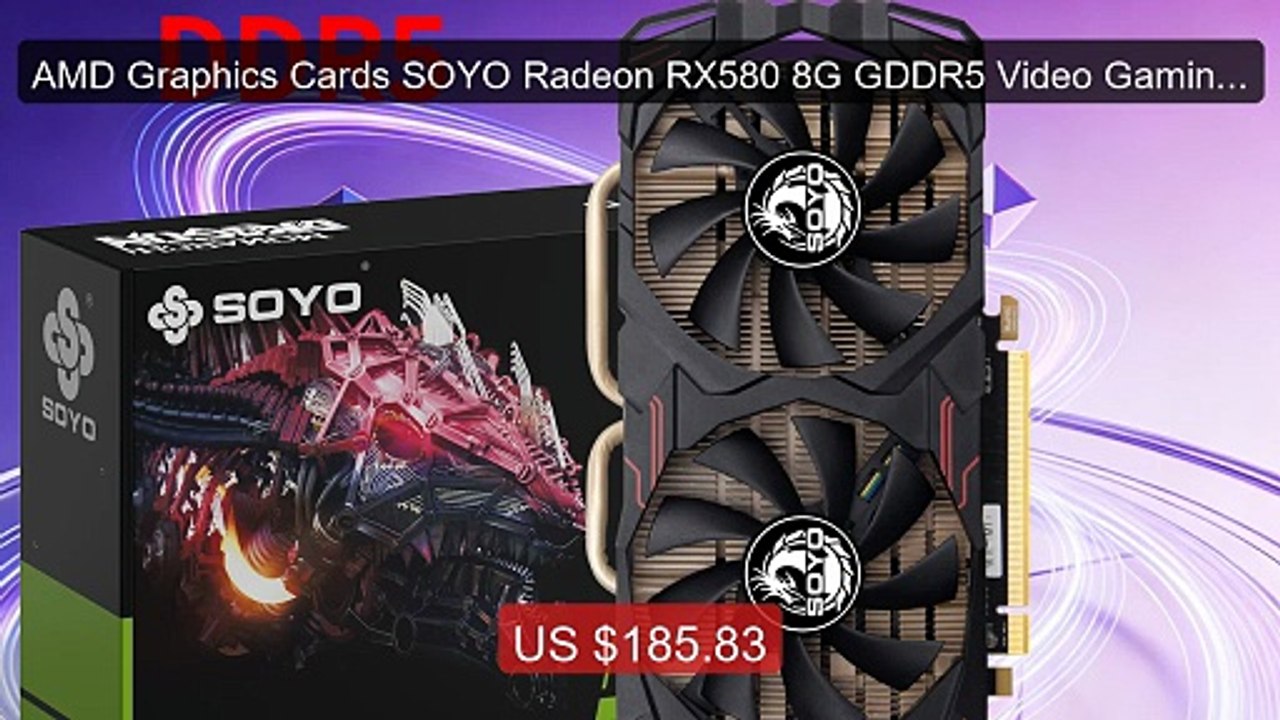 AMD Graphics Cards SOYO Radeon RX580 8G GDDR5 Video Gaming Card PC... -- Best Deal 2026 | Shop Now!