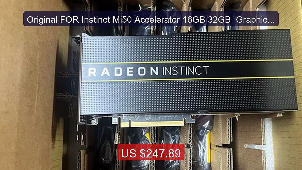Original FOR Instinct Mi50 Accelerator 16GB 32GB  Graphics Ca... -- Amazing Value 2026 | Must Have!