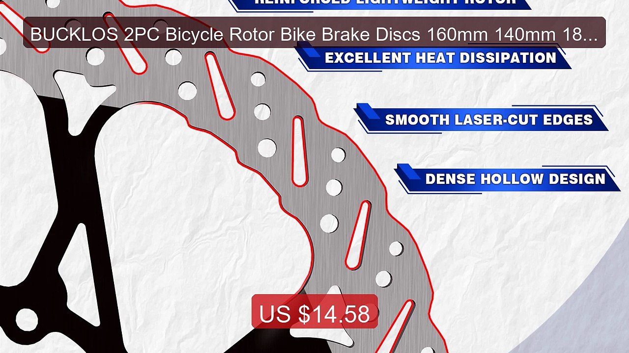BUCKLOS 2PC Bicycle Rotor Bike Brake Discs 160mm 140mm 180mm 203mm ... -- Top Rated 2026 | Buy Now!