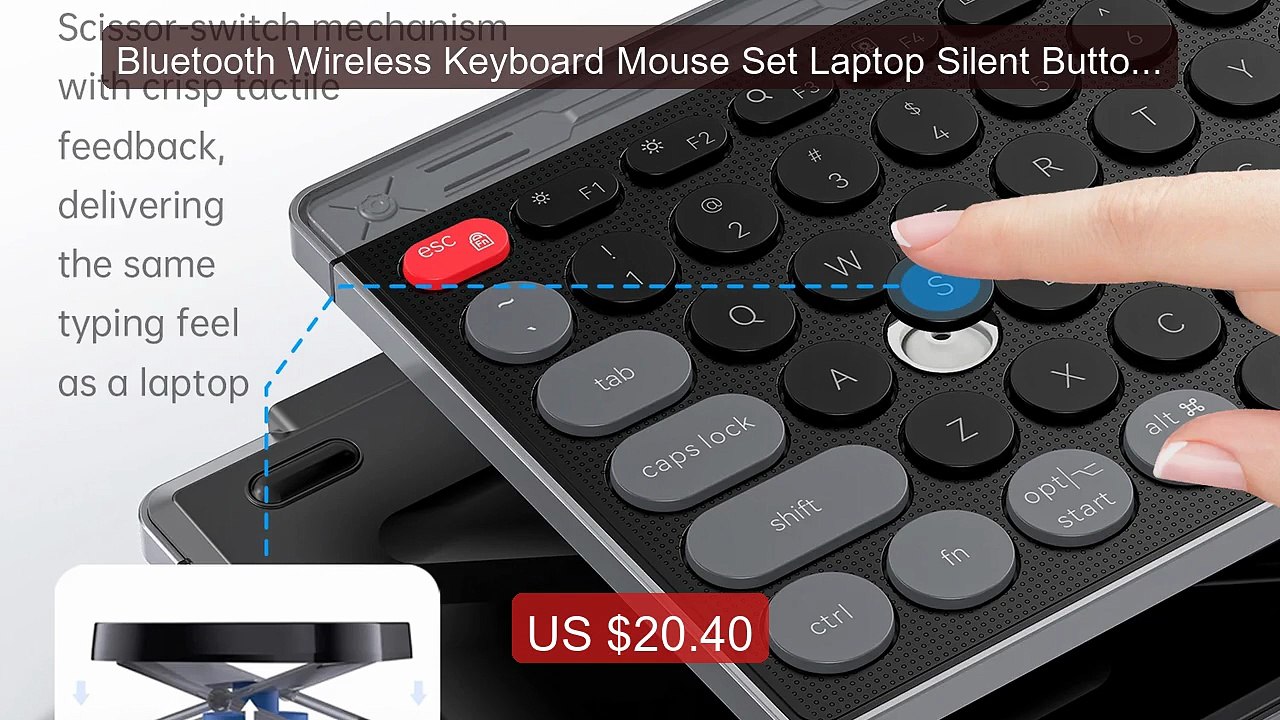 Bluetooth Wireless Keyboard Mouse Set Laptop Silent Button Cha... -- Hot Deal 2026 | Limited Offer!