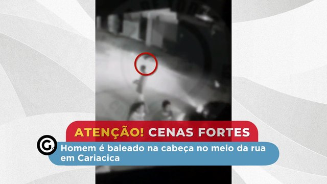 Homem é baleado na cabeça no meio da rua em Cariacica