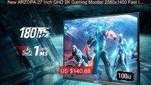 New ARZOPA 27 Inch QHD 2K Gaming Monitor 2560x1400 Fast IPS 18... -- Best Buy 2026 | Great Quality!