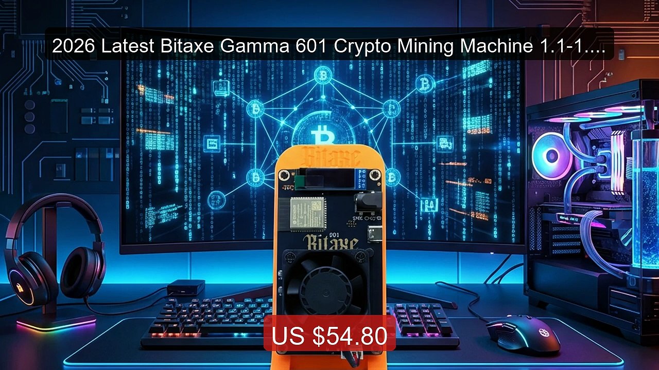 2026 Latest Bitaxe Gamma 601 Crypto Mining Machine 1.1-1.2th/s 25W... -- Best Deal 2026 | Shop Now!
