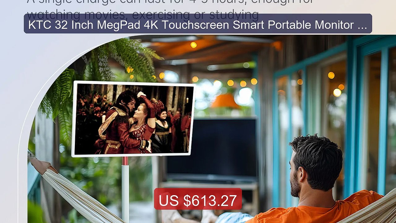 KTC 32 Inch MegPad 4K Touchscreen Smart Portable Monitor with... -- Amazing Value 2026 | Must Have!