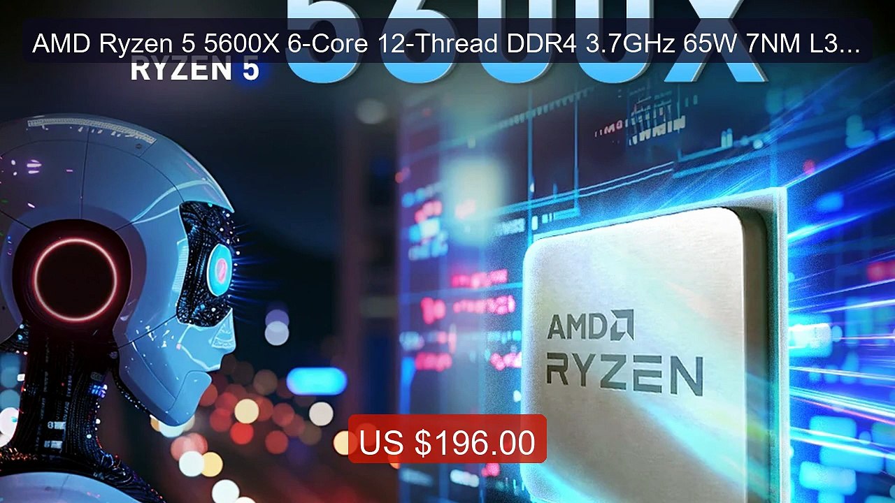 AMD Ryzen 5 5600X 6-Core 12-Thread DDR4 3.7GHz 65W 7NM L3=32M ... -- Hot Deal 2026 | Limited Offer!