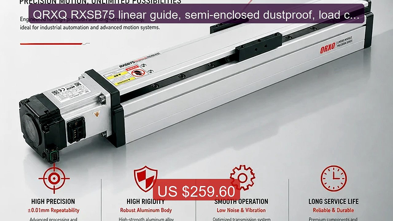 QRXQ RXSB75 linear guide, semi-enclosed dustproof, load capac... -- Amazing Value 2026 | Must Have!