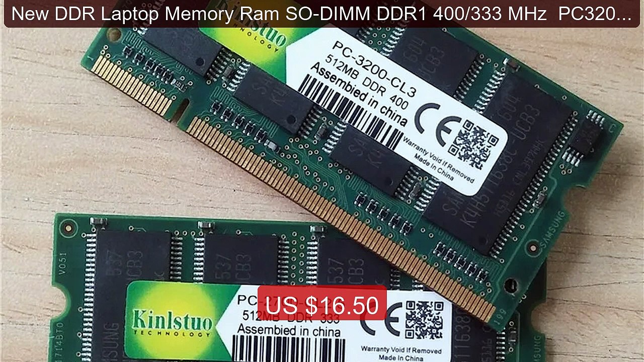 New DDR Laptop Memory Ram SO-DIMM DDR1 400/333 MHz  PC3200/PC2700/P... -- Top Rated 2026 | Buy Now!