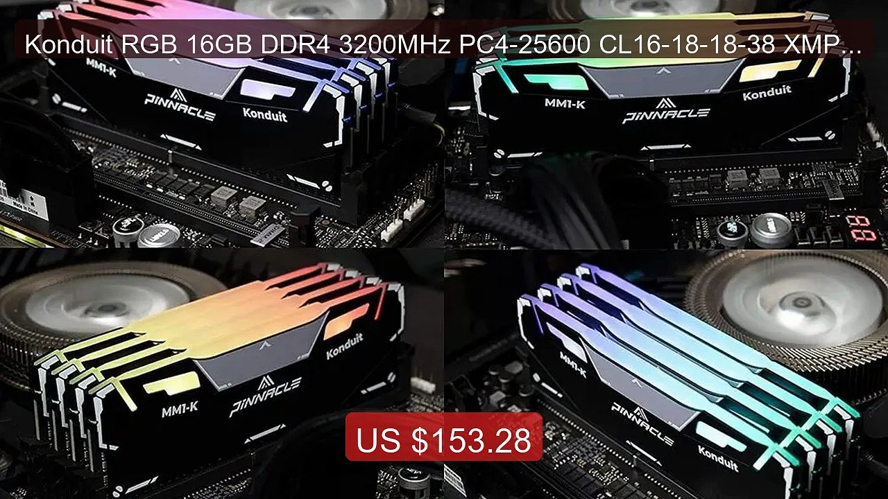 Konduit RGB 16GB DDR4 3200MHz PC4-25600 CL16-18-18-38 XMP2.0 Overcl... -- Top Rated 2026 | Buy Now!