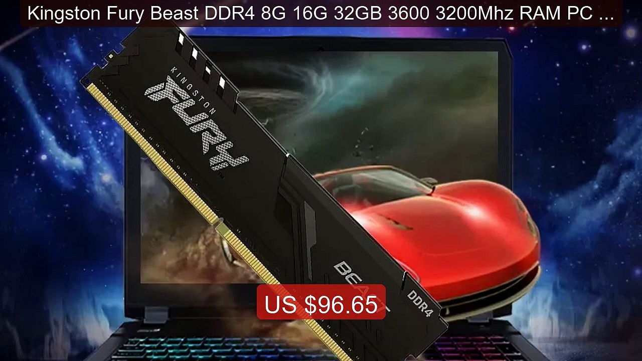 Kingston Fury Beast DDR4 8G 16G 32GB 3600 3200Mhz RAM PC Memor... -- Best Buy 2026 | Great Quality!