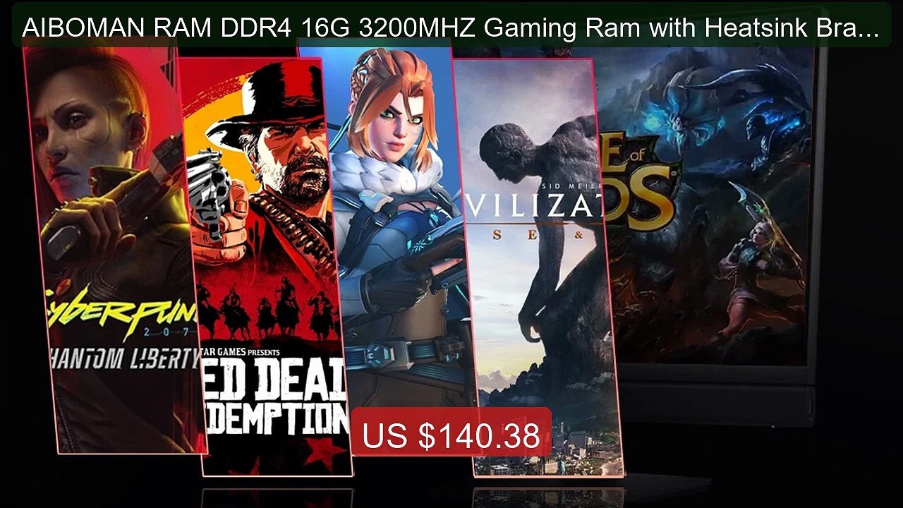 AIBOMAN RAM DDR4 16G 3200MHZ Gaming Ram with Heatsink Brand new De... -- Best Deal 2026 | Shop Now!