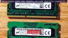 Micron RAMS DDR3 4GB 1866MHz ddr3 4GB 1Rx8 PC3L-14900S-13-13-B4 La... -- Best Deal 2026 | Shop Now!
