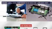 Crucial Laptop DDR4 RAM 32GB 16GB 8GB 4GB 2133 2400 2666 3200M... -- Best Buy 2026 | Great Quality!
