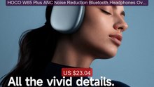 HOCO W65 Plus ANC Noise Reduction Bluetooth Headphones Over... -- Top Pick 2026 | Unbeatable Price!