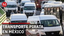 Alerta por transporte pirata en CdMx: 43% de unidades sin registro oficial circulan diariamente