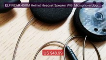 ELFINEAR 45MM Helmet Headset Speaker With Microphone Upgrade R... -- Hot Deal 2026 | Limited Offer!