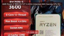 AMD Ryzen 5 3600 6C/12T 4.4GHz Unlocked AM4 Gaming CPU With... -- Top Pick 2026 | Unbeatable Price!