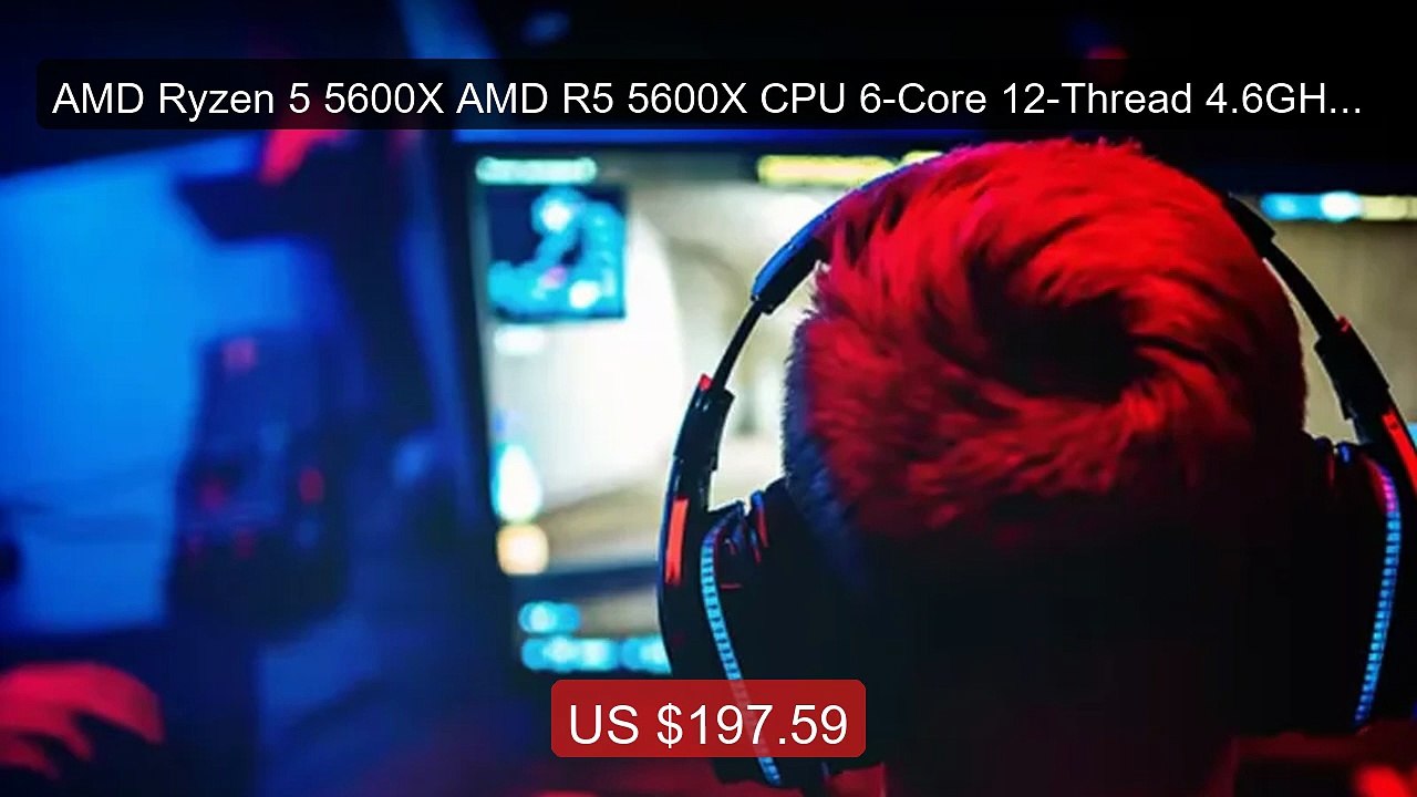 AMD Ryzen 5 5600X AMD R5 5600X CPU 6-Core 12-Thread 4.6GHz Un... -- Amazing Value 2026 | Must Have!