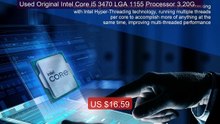 Used Original Intel Core i5 3470 LGA 1155 Processor 3.20GHz... -- Top Pick 2026 | Unbeatable Price!