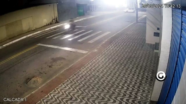 Acidente em Colatina: vídeo mostra momento de colisão entre ônibus e moto