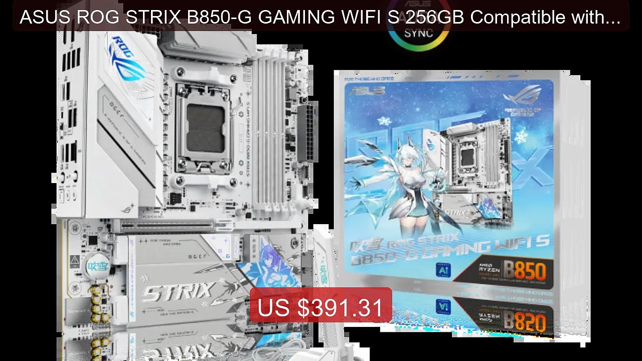 ASUS ROG STRIX B850-G GAMING WIFI S 256GB Compatible with 900... -- Amazing Value 2026 | Must Have!