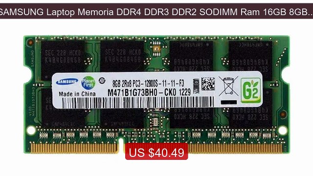 SAMSUNG Laptop Memoria DDR4 DDR3 DDR2 SODIMM Ram 16GB 8GB 4... Top Pick 2026 | Unbeatable Price!