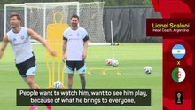 Messi and Alvarez looking good for Argentina's World Cup opener - Scaloni