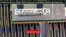 Samsung Server RAM DDR3 Memoria 4GB 8GB 16GB 32GB Memory REG E... -- Hot Deal 2026 | Limited Offer!