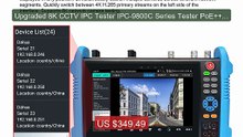 Upgraded 8K CCTV IPC Tester IPC-9800C Series Tester PoE++ Powe... -- Best Buy 2026 | Great Quality!