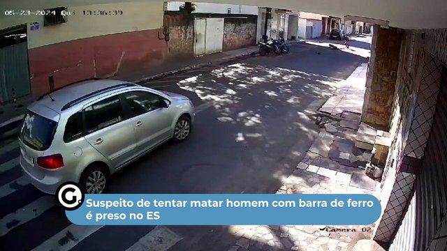 Suspeito de tentar homem com barra de ferro é preso no ES