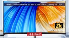 Gawfolk Curved Monitor 32 Inch 60Hz,1500R Gaming Pc Display Qhd (25... -- Top Rated 2026 | Buy Now!