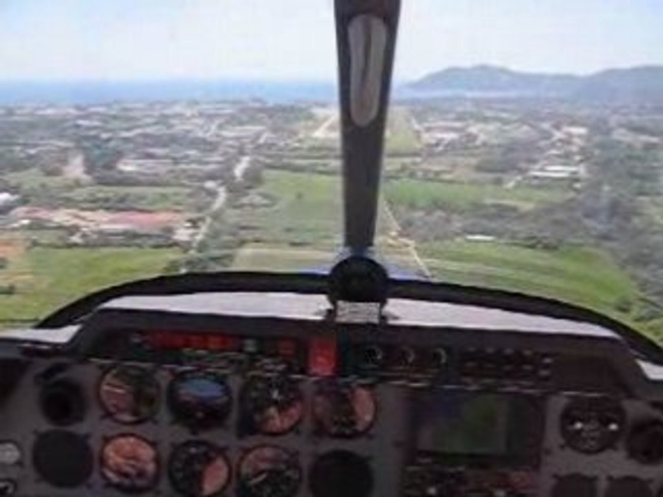 Atterrissage à Cannes le 22 juin 2008