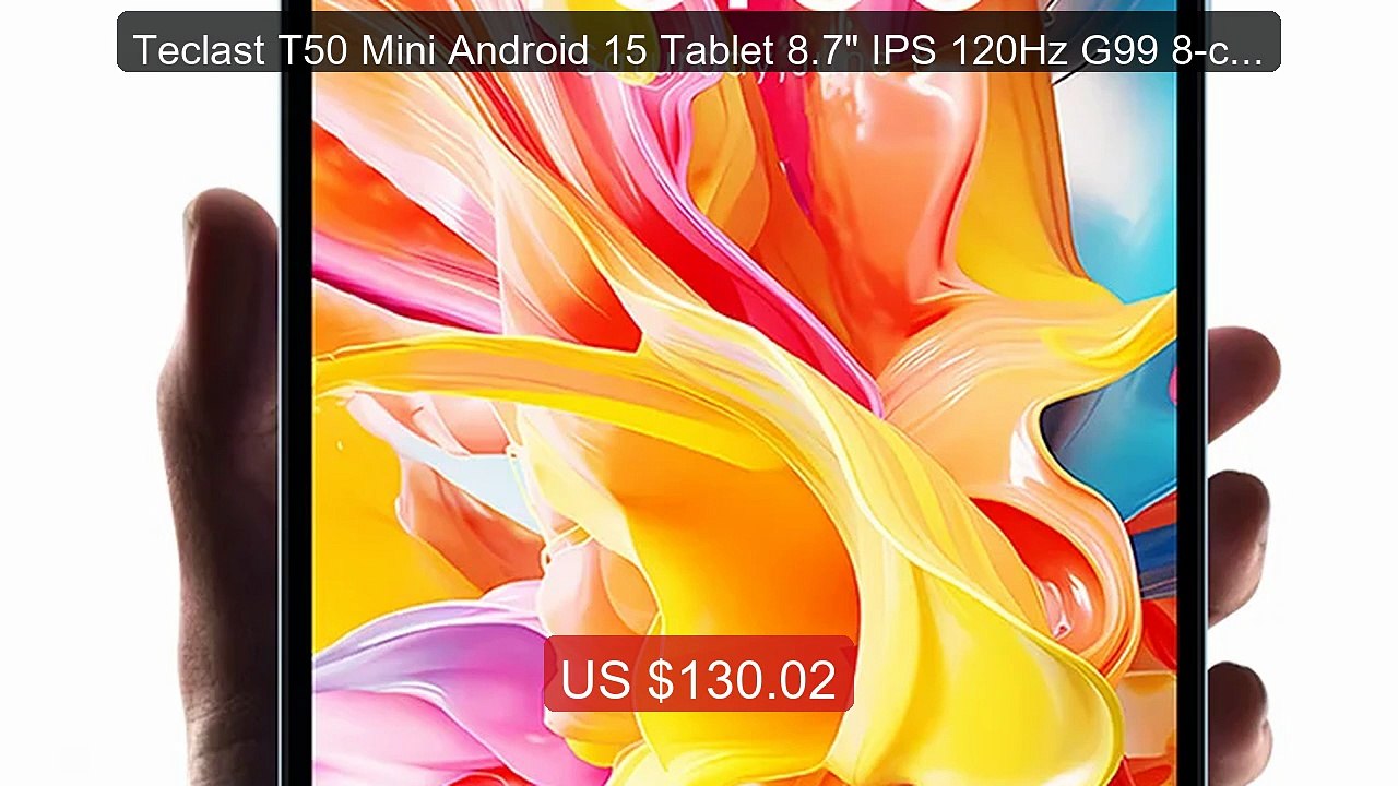 Teclast T50 Mini Android 15 Tablet 8.7" IPS 120Hz G99 8-cor... -- Top Pick 2026 | Unbeatable Price!