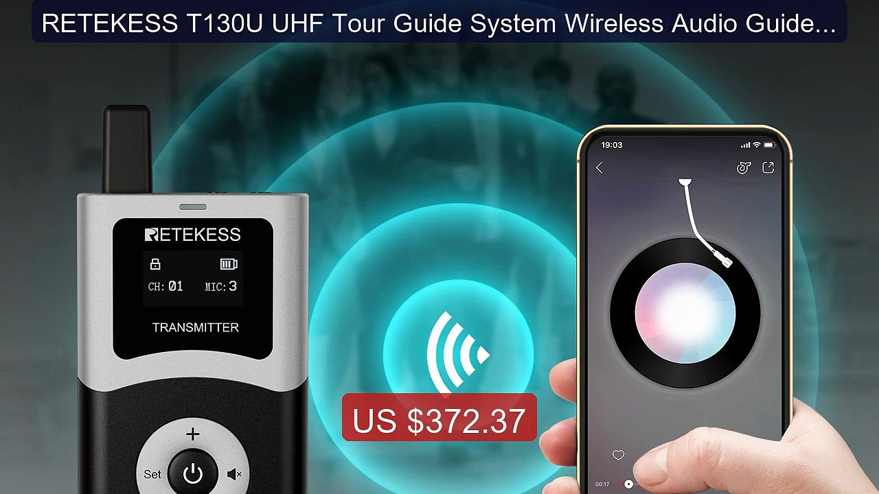 RETEKESS T130U UHF Tour Guide System Wireless Audio Guide Mic Radio... -- Top Rated 2026 | Buy Now!