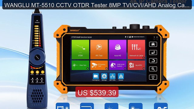 WANGLU MT-5510 CCTV OTDR Tester 8MP TVI/CVI/AHD Analog Camera Test... Best Deal 2026 | Shop Now!