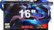 KAMRUI Gaming Laptop 16inch FHD AMD Ryzen9 6900HX/R7 H255 24GB... -- Best Buy 2026 | Great Quality!