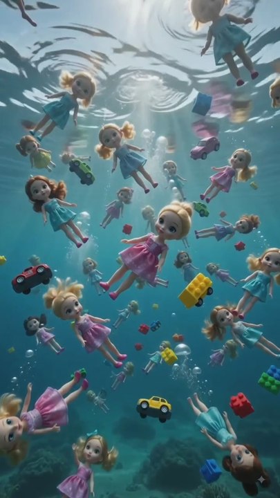 The Magical Journey: Toys That Drifted into the Deep Ocean
