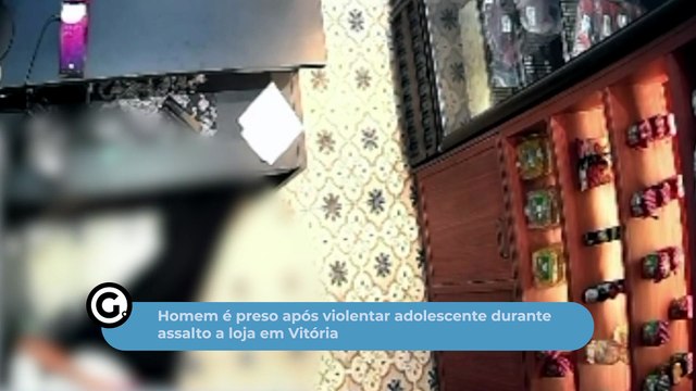 Homem é preso após violentar adolescente durante assalto a loja em Vitória