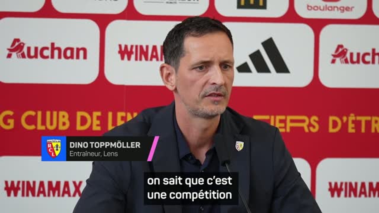 Lens - Toppmöller prône l’unité avant les grandes ambitions européennes