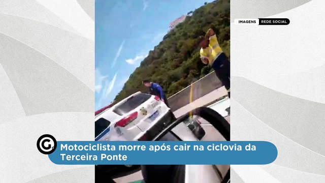 Motociclista morre após cair na ciclovia da Terceira Ponte