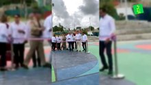 Presidente Abinader inaugura Boulevar de la Salud en Haina