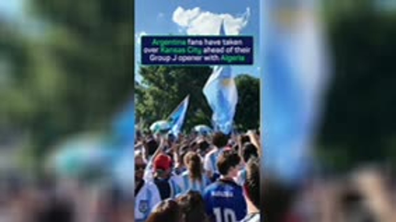 Argentina fans take over Kansas City