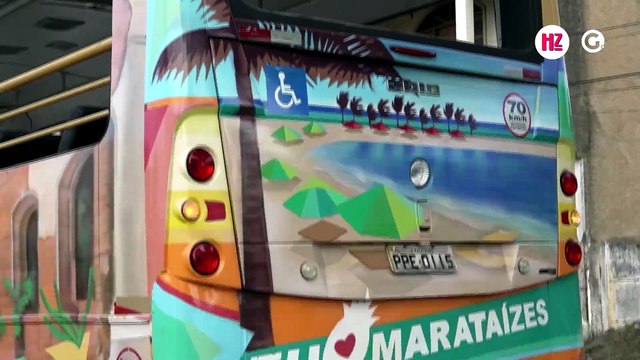 Ônibus passeia por nove pontos turísticos de Marataízes