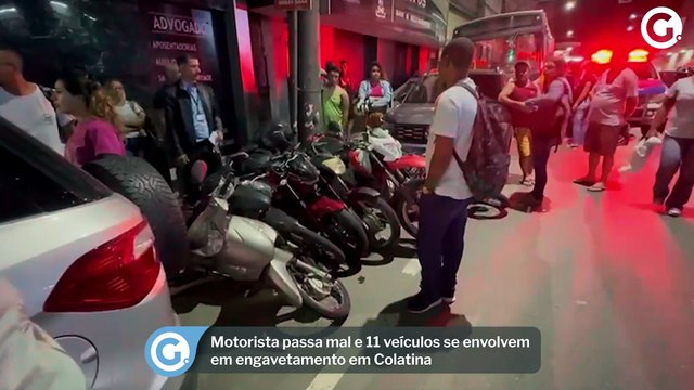 Motorista passa mal e 11 veículos se envolvem em engavetamento em Colatina