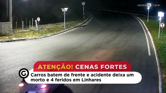 Carros batem de frente e acidente deixa um morto e 4 feridos em Linhares