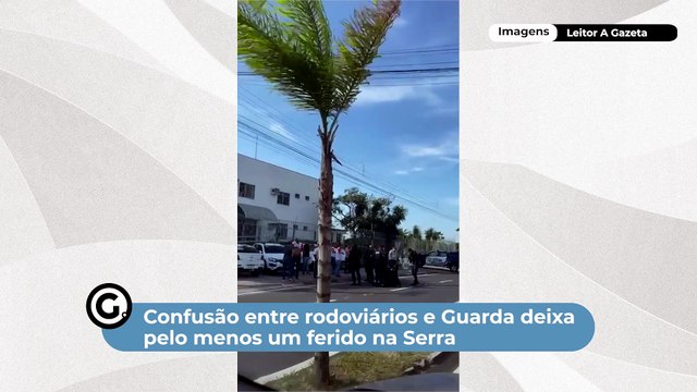 Confusão entre rodoviários e Guarda deixa pelo menos um ferido na Serra