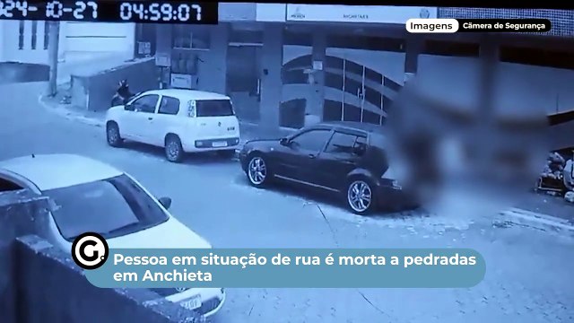 Pessoa em situação de rua é morta a pedradas em Anchieta